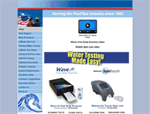 Tablet Screenshot of h2o-testing.com